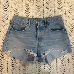Levi’s 501 Denim Blue Women Shorts